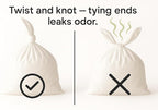 BOS Odor-Sealing Dog Poop Bags for Pet Waste - Disposal Doggy Bags - Scent & Smell Free (100Bags) [Size: XS, Color: Light Mint Green] (Pack of 2)