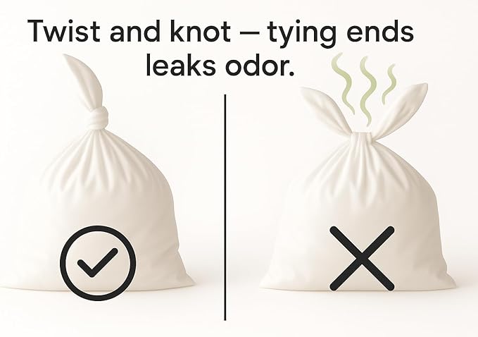 BOS Odor-Sealing Dog Poop Bags for Pet Waste - Disposal Doggy Bags - Scent & Smell Free (100Bags) [Size: XS, Color: Light Mint Green] (Pack of 1)