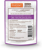 Instinct Healthy Cravings Natural Wet Cat Food Topper, Grain Free Recipe - Real Rabbit, 3 oz. Pouches (Pack of 24)