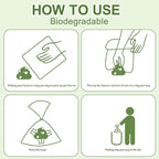 Strong Green Leak Proof Waste Bag for Dogs with Holder-270 Large Poop Bags,Biodegradable Dog Poo Bags with Corn Starch Blended Compostable Bag