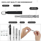 Professional Dog Whistle to Stop Barking - Adjustable Silent Training Whistle for All Breeds (Labrador, German Shepherd, Beagle) with Lanyard - 2 Packs for Recall, Obedience & Anti-Barking Training