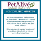 PetAlive ComfyPet Pain Relief for Dogs & Cats – Natural Homeopathic Supplement for Pet Joint & Mobility Support – 2 fl oz Drops – Made in USA