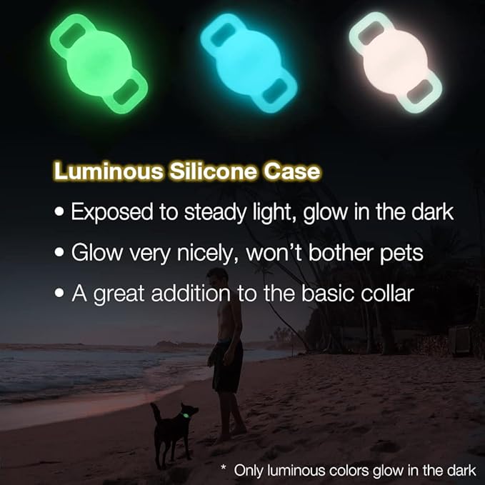 Cat Collar Holder for Airtag, Cat & Small Dog Harness Case for Air Tag