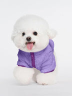 Haloumoning Dogs Fleece Winter Coats Jackets for Small and Medium Dogs Thick Full Zip Sherpa Turtleneck Puppy Jackets