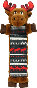 Lazy One Moose Squeaky Dog Toy, Soft Crinkle Toy for Dogs, Durable Fabric for Small, Medium, and Large Breeds