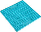 LickiMat Classic Playdate, Cat Slow Feeder Lick Mat, Boredom Anxiety Reducer; Perfect for Food, Treats, Yogurt, or Peanut Butter. Fun Alternative to a Slow Feed Cat Bowl or Dish, Turquoise