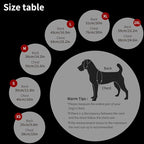 Dog Winter Coat,Warm Jacket Paded Fleece Pet Vest with Built in Harness, Windproof Reflective Cozy Adjustable Snow Pet Coat Clothes with Zipper for Small Medium Large Dogs