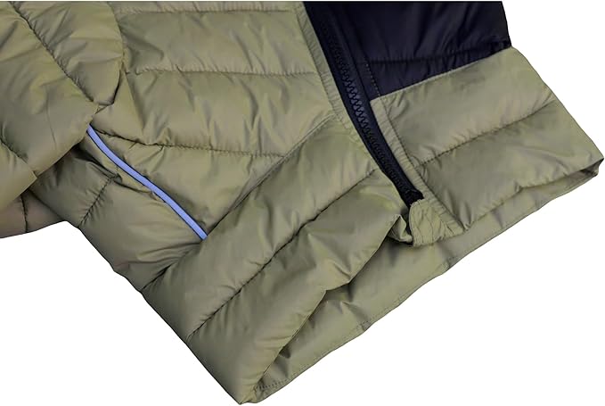 LoveLongLong Dog Coat - Warm & Waterproof Reflective Dog Jacket, Zippered & Adjustable, Olive Green, S, M, L