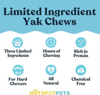 Himalayan Yak Chews for Dogs – (3 Pack) Long-Lasting Natural Dog Chew, Healthy & Safe Yak Cheese Treats for Aggressive Chewers, Small, Medium & Large Dogs - 100% No Rawhide, High Protein (X-Large)