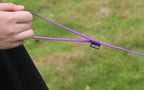 AMAGOOD 6 FT Puppy/Leash, Strong Traditional Style with Easy to Use Collar Hook, Great for Small, Medium and Large Dogs (5/8in x 6 ft, Purple)