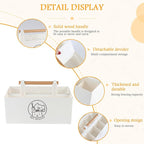 Dog Storage Organizer,Dog Grooming Organizer,Portable Shower Caddy Organizer for Dog Cat Stuff,Divided Basket Bin Storage for Dog Cat Grooming Kit,Shampoo,Trimmer,Clipper,Combo,Brush