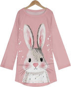 MARSVOVO Women Novelty Graphic Plus Size Sweater Crewneck Long Sleeve Cute Printed Loose Fit Casual Fall Sweaters Top