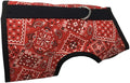 Kitty Holster Cat Harness – Secure Cat Harness for Walking, Soft Cotton Cat Accessories, Comfortable Fit, Strong Hook-and-Loop Closure, Made in USA – Red Bandana, S/M
