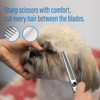 Dog Grooming Scissors: 6.5 inch Pet Blender Shears Made Of Japanese 9CR Advanced Stainless Steel Professional Grooming Scissors for Dogs Cats and Other Pets