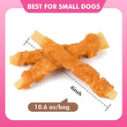 Dog Treats, Chicken Wrapped Cod Fillets, Rawhide Free Healthy Dog Snacks, Soft Dog Treats for Small Dogs, 10.6 oz