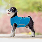 MIGOHI Dog Anxiety Relief Coat,Comfort Anxiety Vest for Dogs,Adjustable Dog Anxiety Calming Wrap for Fireworks,Thunderstorm,Travel,Separation,Anxiety Jacket for Large Dogs,L,Blue