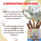 Amazing Dog Treats - 6 Inch Braided Collagen Sticks for Dogs - (10 Count) - Collagen Bully Sticks for Dogs