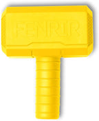 Fenrir Hammer Dog Chew Toy Strong Rubber Stuffable Enrichment Toy for Chewers (Yellow, Medium)