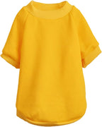 Puppy Sweater for Small Dogs Clothes Warm Winter Cat Clothe Pet Sweatshirt Knitwear Doggie Kitten Clothing, Yellow, X-Small