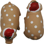 2 Pack Christmas Pig Dog Toys for Interactive Dogs Latex Squeaky Santa Toy Pet Gift for Medium Large Dogs