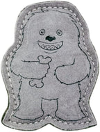 Yeti Dog Chew Premium Leather Dog Toy, All Natural Ethically Sourced, Abominable Snowman
