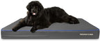 The Dog’s Bed Orthopedic Memory Foam Dog Bed, XXXL Grey/Blue, Pain Relief for Arthritis, Hip & Elbow Dysplasia, Post Surgery, Lameness, Supportive, Calming, Waterproof Washable Cover