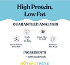 hotspot pets Braided Bully Sticks for Dogs - 6 Inch Stix (10 Pack) All Natural Long Lasting Twisted Beef Pizzle Dog Chew Treats - Low Odor, Grain Free Fully Digestible Rawhide Alternative Sticks