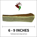 Large Split Single Pack (for 30-50 lb Dogs) Premium Grade Elk Antler for Dogs (1 Piece) Sourced in The USA