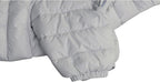 Dog Warm Jacket, Outdoor Snow Covered Reflective Windproof, Adjustable M/L Zippered Vest for Medium to Large Dogs (Off White) M