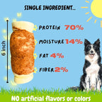 BULLYSTICKS & MORE 5-6" Beef Cheek Rolls for Dogs (Chicken Wrapped - 8 Count) - Beef Cheek Bones for Dogs - Dog Parents Choice - Premium No Hide Rolls
