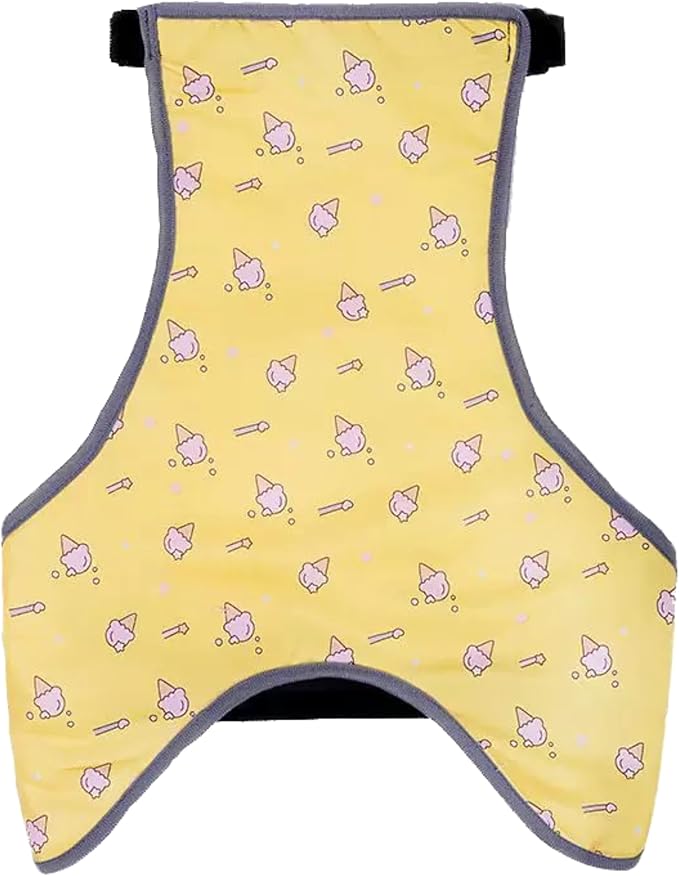 Waterproof Belly Shield for Corgis & Dachshunds – Adjustable underbelly Protector. Male/Female Designs. Stays Dry in rain, mud & Grass. Ideal for Sensitive Skin (Yellow - Male, S)
