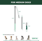 FXW TugPal Outdoor Tug of War Toy for Dog,Interactive Exercise Game with Fiberglass Rod for Yard,47 inch for Medium Dogs up to 60 lbs| Rustproof & Hands-Free Play,│Patent Pending