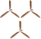 JXFUKAL Cat Wand Toys, Interactive Cat Toys with 3 Feather Refills, 29'' Flexible Steel Wire, Sturdy Wood Handle & Bell for Kitty Kitten, Cat Toys for Indoor Cats Teaser Cat String Toy