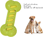 Dog Toy TPR Teeth Grinding Bone Anti Bite Interactive Training Dog Toy Bite Dog Bone Dog Soothing Tool (Green)