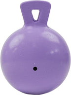 Jolly Pets Tug-n-Toss Heavy Duty Dog Toy Ball with Handle, 6 Inches/Medium, Light Purple