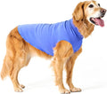 Goldpaw Stretchy Fleece Jacket for Small Dogs - Super Soft, Warm Dog Sweater - Pet Sweater Vest for Fall and Winter - Canine Clothes Made in The USA - Machine Washable - Cornflower Blue - Size 20