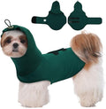 Anxiety Vest for Small Dogs-S,Breathable Anxiety Shirt for Strangers,Storm,Travel,Bichon Calming Wrapped Vest,Breathable Suitable for All-Seasons,Machine Washable(DarkGreen)