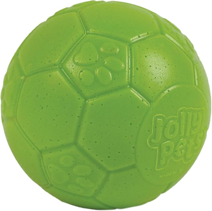 Jolly Pets Mini Jolly Soccer Ball; Floating-Bouncing Dog Toy; 3" Green Apple