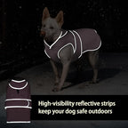 MIGOHI Waterproof Windproof Dog Coat - Reversible Stormguard Winter Jacket for Small to Large Dogs (Pink, XL)