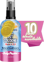 Bodhi Dog Premium Dog Cologne - Deodorizing Dog Perfume & Conditioner for Dogs & Cats - Natural Long Lasting Spray - Keeps Pets Fresh All Day - Gentle & Safe Formula, Made in USA (Baby Powder 4 Fl Oz)