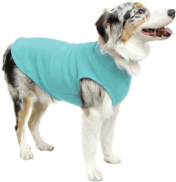 Gooby - Stretch Fleece Vest, Pullover Fleece Vest Jacket Sweater for Dogs, Mint, 4X-Large