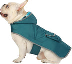 HDE Reversible Dog Raincoat Hooded Slicker Poncho Rain Coat Jacket for Small Medium Large Dogs Dinosaurs - S