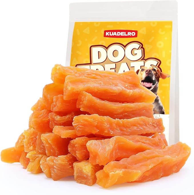 Healthy Sweet Potato Dog Treats, Soft and Low Fat Dog Training Treats for Small Medium Dogs and Large Breed, Single Ingredient Chews Snacks 10.58oz/25-30pcs