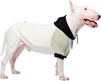 Spark Paws Dog Hoodie – Premium Dog Sweater for Small, Medium, and Large Dogs | Warm Outfits for French Bulldogs, Pitbull, Puppy, Winter Jacket Alternative - Olive Cream - 2XL