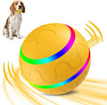 Dog Balls, Interactive Dog Toys, Smart Automatic Active Rolling Moving Ball for Medium/Large Dogs, Fun Dog Toys to Keep Pet Busy,Birthday Gifts,USB Rechargeable, Yellow