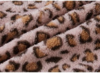GreenJoy Leopard Print Dog Sweater – Stretchy Fleece Dog Turtleneck Sweatshirt for Puppies & Cats, Soft & Warm Pet Winter Clothes for Small, Medium & Large Dogs (Pink, Medium/Large)