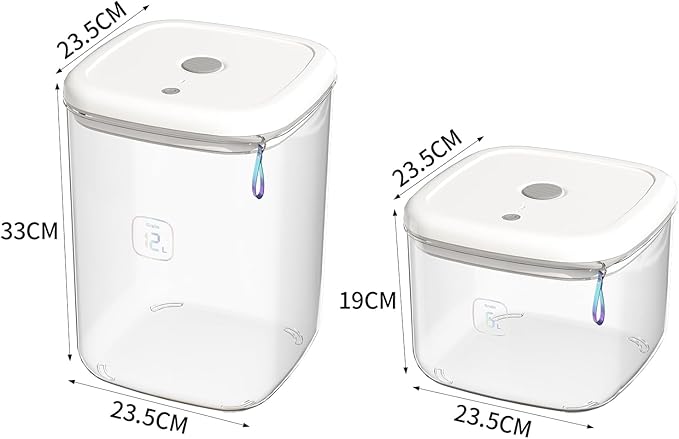 Vacuum Sealed Pet Food Storage Container - 6L/12L Airtight Bucket for Cat & Dog Food, Also for Rice & Grains, Pest-Proof (6L)