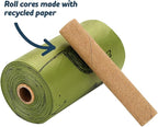 Ley's Dog Poop Bags 360 Count, Unscented Extra Thick Waste Bag with Dispenser, 100% Leak Proof, Doggie Bag Refill Rolls
