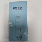 Cat Toy Pointer, USB Rechargeable with 7 Adjustable Patterns, Interactive Chase Toys for Indoor Cats & Dogs, Training & Exercise Fun (Black)