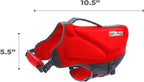 Outward Hound Dawson Swim Dog Life Jacket, High-Performance Neoprene Dog Life Vest for Swimming, Boating, and Water Safety, Small, Red